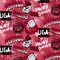 Sykel Enterprises-University of Georgia Cotton Fabric-Georgia Bulldogs Graffiti Cotton Quilting Fabric